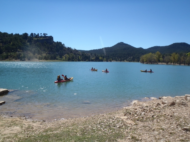  On the shore of the reservoir 
